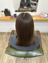 グリーンルームセカンド 結城店(GREEN ROOM. 2nd)&nbsp;グレージュ　つるりんちょ。zero髪質改善カラー