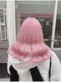 ハイトーンカラー/ピンクカラー/ホワイトピンク/ヘアアレンジ