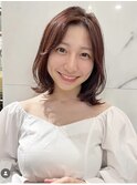 ミディアム/くびれヘアー/レイヤー/ミディアムレイヤー