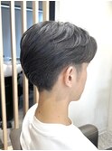 Haleブルーブラックフェザーパーマサーフカールニュアンスパーマ