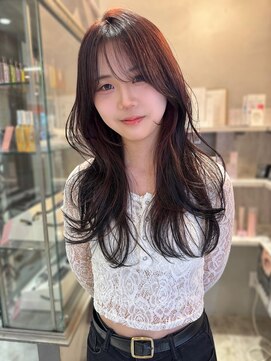 ビューティーマーケット アングゥ イオンモール名取(BEAUTY MARKET ungu) 韓国レイヤー×ゆる巻きロング