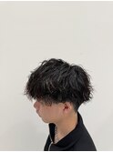 メンズ×マッシュ×パーマ