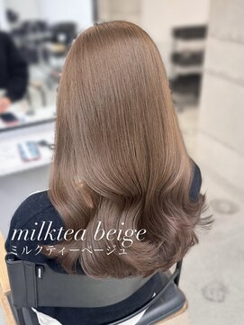 フォンズ(FONS) 上品韓国ヘアミルクティーベージュ