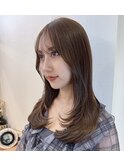 ミディアムレイヤーカット/レイヤー/顔周り/韓国/髪質改善北千住