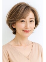 ゲイン(Gain)&nbsp;ショートカット・レイヤーカット×白髪ぼかし