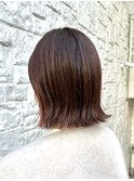 《吉田光ノ丞》くびれボブ/オレンジブラウン