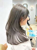 ティエラ 原宿 表参道(Tierra)&nbsp;【Tierra美侑】柔らか質感レイヤー×オリーブグレージュカラー