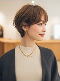 小顔ショートボブ