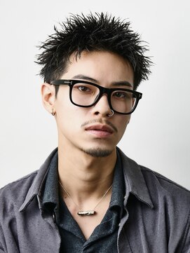 オーシャントーキョー ホワイト 原宿(OCEAN TOKYO WHITE) ベリーショートツーブロックビジネスショートパーマカルマパーマ