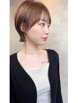ダム(DaM)&nbsp;ショートボブ髪型20代30代40代50代前髪あり前髪な し面長丸顔