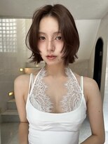サイン 韓国ボブ 渋谷(SIGN)&nbsp;タッセルボブお洒落レイヤーカットブリーチなしダブルケアカラー