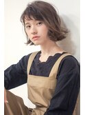 バツっと切りっぱなしボブ