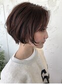 ショートボブ　前下がりショート【KENJI】