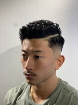 日本橋理容室から発信！宮城リョータ風アレンジフェードパーマ