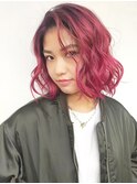 ピンクシャドールーツ×ボブ