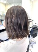 ブリーチ無し　アッシュ系カラー