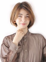 ロビー 表参道(ROBBY)&nbsp;ひし形ボブレイヤー／毛先パーマ／大人可愛い／30代40代