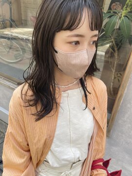 ニア 清澄白河(nir) 〈清澄白河 半個室〉シアーベージュ/ニュアンスバング