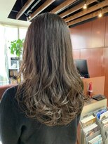 クオリス 上福岡店(QUALIS)&nbsp;デジタルパーマ/楽デジパーマ/ロング/アッシュブラウン/30代