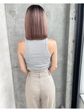 アコ(Aco) ★ラベンダーベージュ×バレイヤージュ★