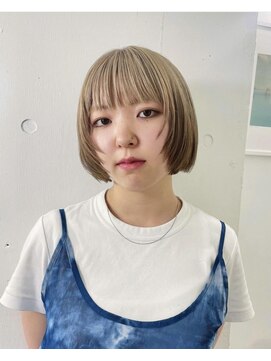 レコ 渋谷(LECO) ２色ベージュのグラデーションカラー