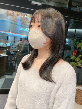 ロンドプロフィール 浦和(Lond profil) 顔まわりカット オリーブベージュ haruhi【浦和】