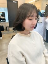 アリュウル 表参道 青山(Allure) 透明感グレージュカラー!顔まわりも可愛いタンバルモリ ♪