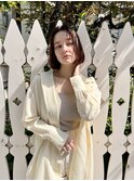 ミルクティーアッシュ 20代30代40代大人可愛い似合わせカット