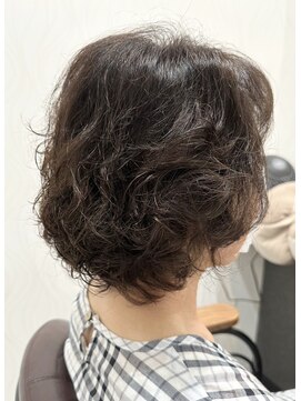 ヘアーカルチャー おゆみ野店(HAIR CULTURE) ショートカット大人パーマ小顔ボブ立体感ショートヘア