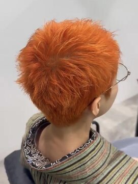 ファースト 吉祥寺(FIRST KICHIJOJI) オレンジ ダブルカラー ベリーショート 【FIRST】小林