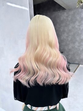 リル 溝の口(LiL) デザインカラーホワイトブロンドピンク/溝の口/ダブルカラー