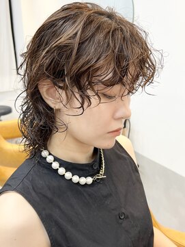 ファチュール(fAture.) ☆くびれミディアムウルフ プードルパーマ レイヤーカット