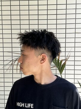 スウェル 船橋店(Swell) ハイライト/マッシュパーマ/ウルフ/波巻き/メンズ2