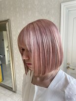 ヘアスタジオ アルス 御池店(hair Studio A.R.S)&nbsp;ピンクベージュ×ミニボブ