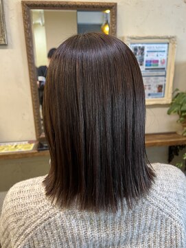 ベレッタ 枚方店(veretta.) コンパクトストレートヘアー30代/40代/50代（田村良平）/ツヤ髪