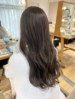 ネオリーブ チロル 横浜西口店(Neolive CiroL.)&nbsp;韓国ロング×オリーブ【黒髪小顔ボブルフワンレンネビージュ】