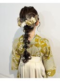 卒業式ヘアセット