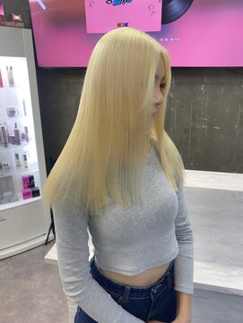 セレーネヘアーレイズ 梅田店(Selene hair Raise) ブロンド×ロング×髪質改善