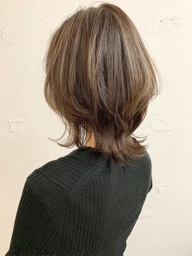 ダブルトーキョー シブヤ(W-TOKYO SHIBUYA) ミディアムウルフ×ハイライトボブウルフ　ウルフカット