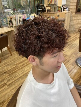 トータルビューティーサロン プリエ(prier) アフロ安藤 メンズパーマカラー/メンズカット/波ウェーブパーマ