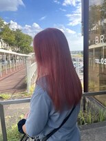 ブランシェ 高蔵寺店(BRANCHE)&nbsp;ブリーチ1回でつくるピンクベージュ【濱嶋】