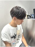 毛流れセンターパート