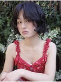 ボブ、切りっぱなしボブ