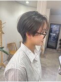 シースルーハンサムショート