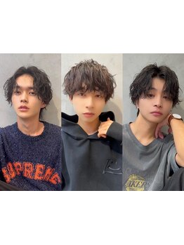 学割U24クーポンあり★ブリーチ&ダブルカラー/ニュアンスパーマ/フェザーパーマ[横浜駅/学割U24/フェード]