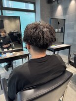 スタッド 松戸(stud. Men‘s)&nbsp;ラウンドマッシュ×波巻きパーマ