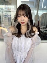 ロール 博多(Role)&nbsp;暗髪/インナーカラー/ホワイトベージュ/グレージュ