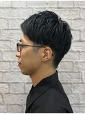 メンズ/ツーブロック/刈り上げ/アップバング/マッシュ