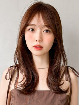 キリ 表参道(kyli) y薄めバングサイドバングエアリーカールセミディ結べるボブ