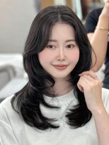 シーテメゾン(Ciete Maison)&nbsp;【yuuka】韓国ヘア　レイヤーカット　くびれヘア　名古屋美容室